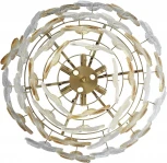 Потолочна люстра на штанге ST Luce Tender SL6240.203.12 золотистый/Прозрачный, январный E14 12*60W (220V, на цепи, цветы)