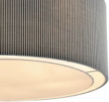 Потолочная люстра на штанге Lumion Zigrisa 8111/5 хром/серый, металл/текстиль E14 5*40W 220V (круглые)