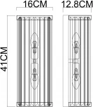 Настенный светильник Arte Lamp Fortuna A1069AP-2CC (220V)