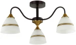Потолочная люстра на штанге Nettie 5214/3C черный, бронзовый E27 3*60W