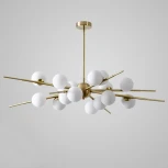 Потолочная люстра на штанге Cherry Bomb 16 Balls Gold ImperiumLoft 40.2724-0 (148018-22) (220V, шар)