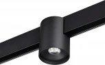 Трековый Wi-Fi низковольтный светильник Novotech SHINO FLUM 359517 черный диммир. со сменой цв.температуры, Tuya Smart Life IP20 LED 10W 48V 3000-6000K (управление смартфоном, умный дом - Алиса, Smart Life, круглые)