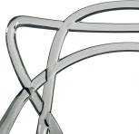 Комплект из 4-х стульев Bradex Home Masters прозрачный серый (FR 0705К)