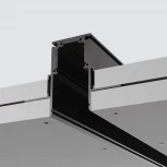 Шинопровод под гипсокартон низковольтный черный 1м Feron CABM1001 41963