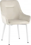 Стул Диана велюр кремовый ножки белые 4 шт Stool Group (арт.УТ000037405)