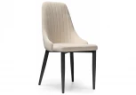 Стул Woodville на металлокаркасе Kora beige / black 15099