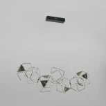 Подвесной светильник светодиодный Eurosvet Uma 90368/7 черный жемчуг (220V, на тросе)