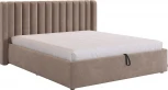 Кровать с подъемным механизмом Ева 160х200 см Mebelson (ДСП,ЛДСП,Велюр/Латте) арт.ZP.KM1.6-23.2763