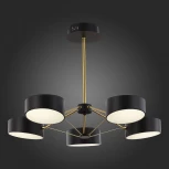 Потолочная люстра на штанге Valle SLE6005-402-05 Evoluce (LED, 220V, пульт управления)