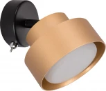 Спот с выключателем Feron HL3670 AURA 48414 12W, 230V, GX53, золото (круглые)