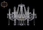 Подвесная люстра Art Classic 11.12 11.12.6.195.Gd.Sp (220V, хрусталь, на цепи, подсвечник, свеча)