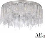 Потолочная люстра хрустальная APL LED Sicilia SH02.73.B.Ni.E14.PK