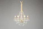 Подвесная люстра Aployt Koletta APL.755.13.06 (220V, хрусталь, на цепи, свеча)