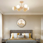 Потолочная люстра на штанге Arte Milano Napoli-327007 327007/3+3 GD (220V)