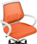 Компьютерное кресло Woodville Ergoplus orange / white 15373