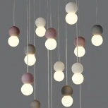 Подвесная люстра Mantra Galaxia 7620 (220V, подвески, на проводе, шарики)