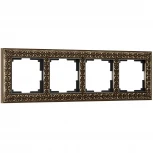 Рамка на 4 поста (бронза) W0041512 (a050939)