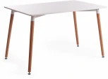 Стол JOHN (mod. T1001) МДФ/дерево, 80 х 120 75 см , White (Белый) / Natural (натуральный) Tetchair 15181