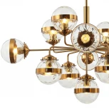 Потолочная люстра на штанге Stilfort Sogno 2134/05/13P (220V, шарики, молекулы)