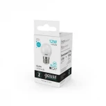 Лампочка светодиодная E27 12W 220V шар белая 4100K Gauss 53222