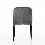 Стул Albert (Альберт), бархат серый 27 Top Concept 75047