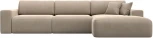 Диван угловой Лига-036 НПБ Классик Лонг правый угол (Бежевый/Велюр) Лига Диванов арт.121390