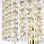 Интерьерная настольная лампа хрустальная APL LED Sicilia SH500.L3.17-26.A.Gd.E14