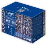 Занавес светодиодный с эффектом мерцания. 6х3м. Соединяемый. 450 светодиодов. Белый свет. ULD ULD-C6030-450/TTK WHITE IP44