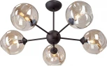 Потолочная люстра на штанге V4321/5PL Vitaluce (220V, шар, молекулы)
