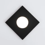 Встраиваемый точечный светильник Elektrostandard 126 MR16 черный матовый (220V, IP44)