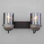 Спот Eurosvet Mars 20122/2 черный/тертый серый