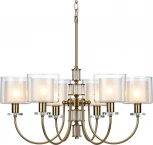 Подвесная люстра Odeon Light Saga 5088/6 античная бронза/стекло E14 6*40W (220V, на цепи)