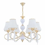 Подвесная люстра Arte Milano Florentia-2387 302387/6 Wh/Gd (220V, на цепи)