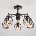 Потолочная люстра Eurosvet Lord 70075/5 черный (220V)