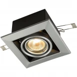 Встраиваемый светильник Metal Modern GU10 1x50Вт Maytoni Technical DL008-2-01-S (220V)