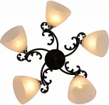 Потолочная люстра на штанге Reluce 11308-0.3-05 BK+CR (220V)