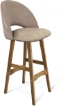 Стул барный SHT-ST34-1/S65 латте/дуб коричневый брашированный Sheffilton 7327659501