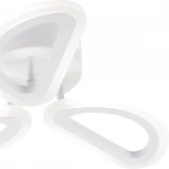 Потолочная люстра Escada Arrow 10285/3LED 22Вт, металл/акрил, белый