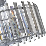 Потолочная люстра на штанге Arte Milano Sorrento-5209 375209/5/80/390 CR (220V, круглые)