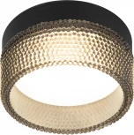 Встраиваемый точечный светильник ЭРА DK97 BK/BK (220V, круглые)