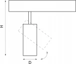 Трековый светильник светодиодный однофазный SMART PRO Lightstar Teta 205007 (220V)