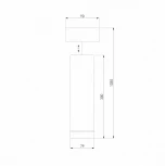 Подвесной светильник Elektrostandard Topper DLR023 12W 4200K хром матовый (LED, 220V, на проводе)