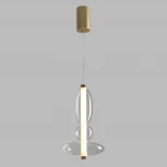 Подвесной светильник светодиодный Crystal Lux QUASAR SP10W LED TRANSPARENT (220V, на проводе, круглые)