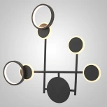 Настенный светильник Wi-Fi Zingy E Black ImperiumLoft Zingy01 (LED, 220V, пульт управления)