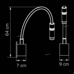 Настенный светильник на гибкой ножке Lightstar MURO 808617 (LED, 220V)