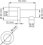 Шланговое подключение Wasserkraft Sauer A188