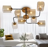 Потолочная люстра на штанге Rivoli Merula 9142-308