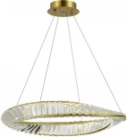 Подвесной светильник ST Luce Ritorto SL6204.301.01 Латунь/Прозрачный LED 1*32W 4000K