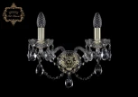 Бра Art Classic 10.21 10.21.2.141.Gd.Sp (220V, хрусталь, подвески, подсвечник, свеча)