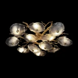 Потолочная люстра Loft It Bloom 10352/800C AB (220V, цветы, ветки)